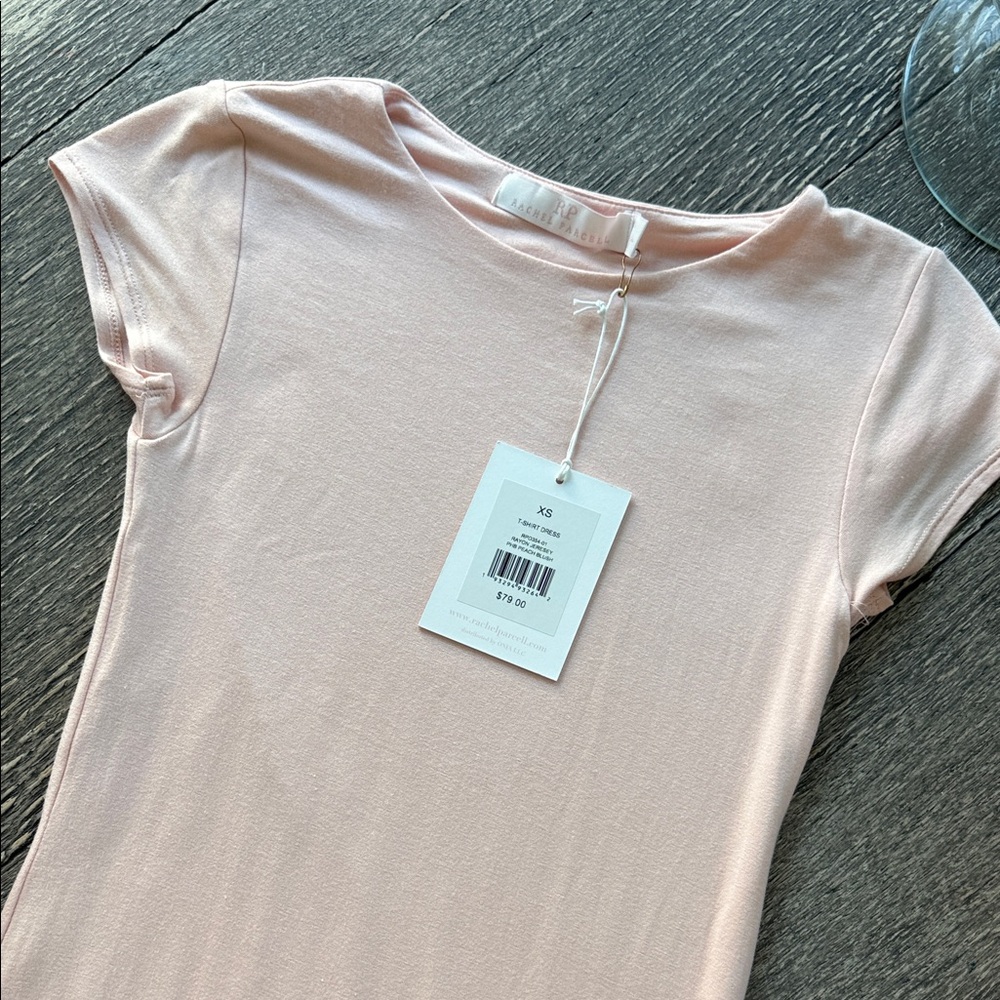 Rachel Parcell Blush Pink T Shirt Dress